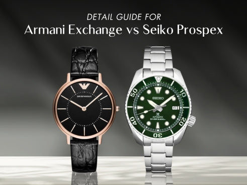 Detail guide for Armani Exchange vs Seiko Prospex – H2 Hub