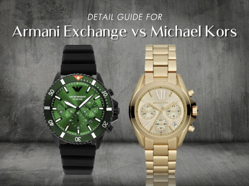 Detail guide for Armani Exchange vs Michael Kors H2 Hub