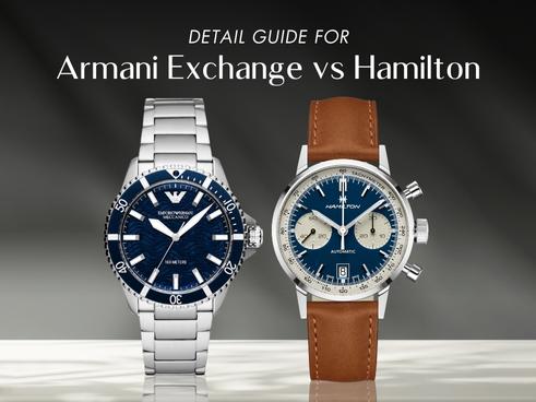 Detail guide for Armani Exchange vs Hamilton H2 Hub