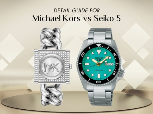 Detail guide for Michael Kors vs Seiko 5 H2 Hub