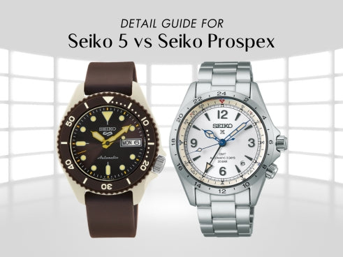 Detail guide for Seiko 5 vs Seiko Prospex H2 Hub