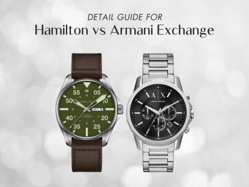 Detail guide for Hamilton vs Armani Exchange H2 Hub