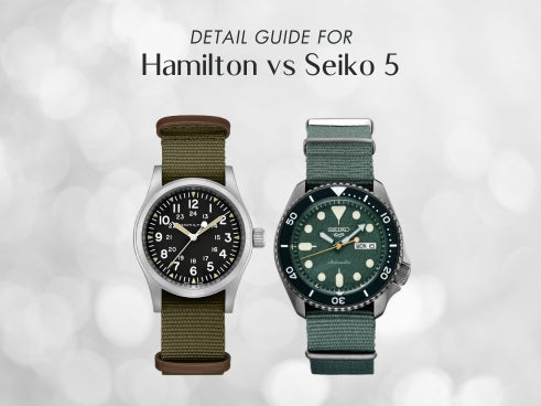 Detail guide for Hamilton vs Seiko 5 H2 Hub