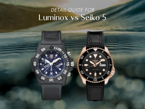 Detail guide for Luminox vs Seiko 5 H2 Hub