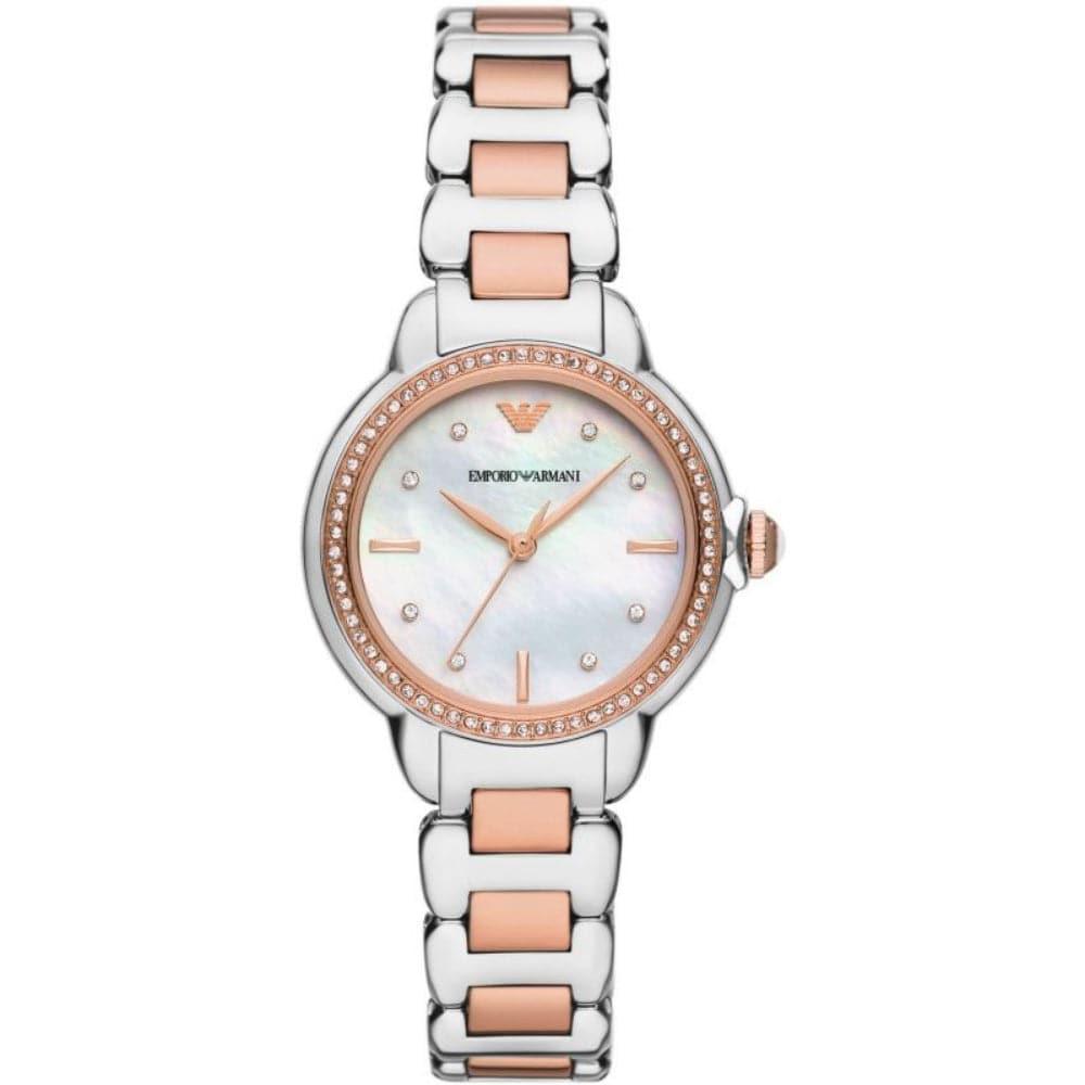 Emporio Armani Two-Tone Stainless Steel Strap Women Watch AR11569