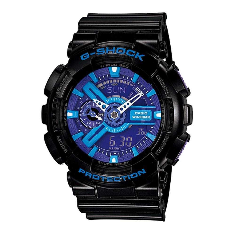 CASIO G-SHOCK GA-110HC-1ADR DIGITAL QUARTZ BLACK RESIN MEN'S WATCH