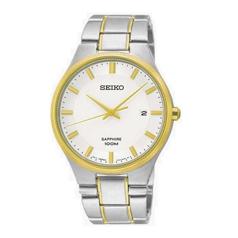 SEIKO GENERAL SGEH32P1 ANALOG STAINLESS STEEL MEN S TWO TONE WATCH