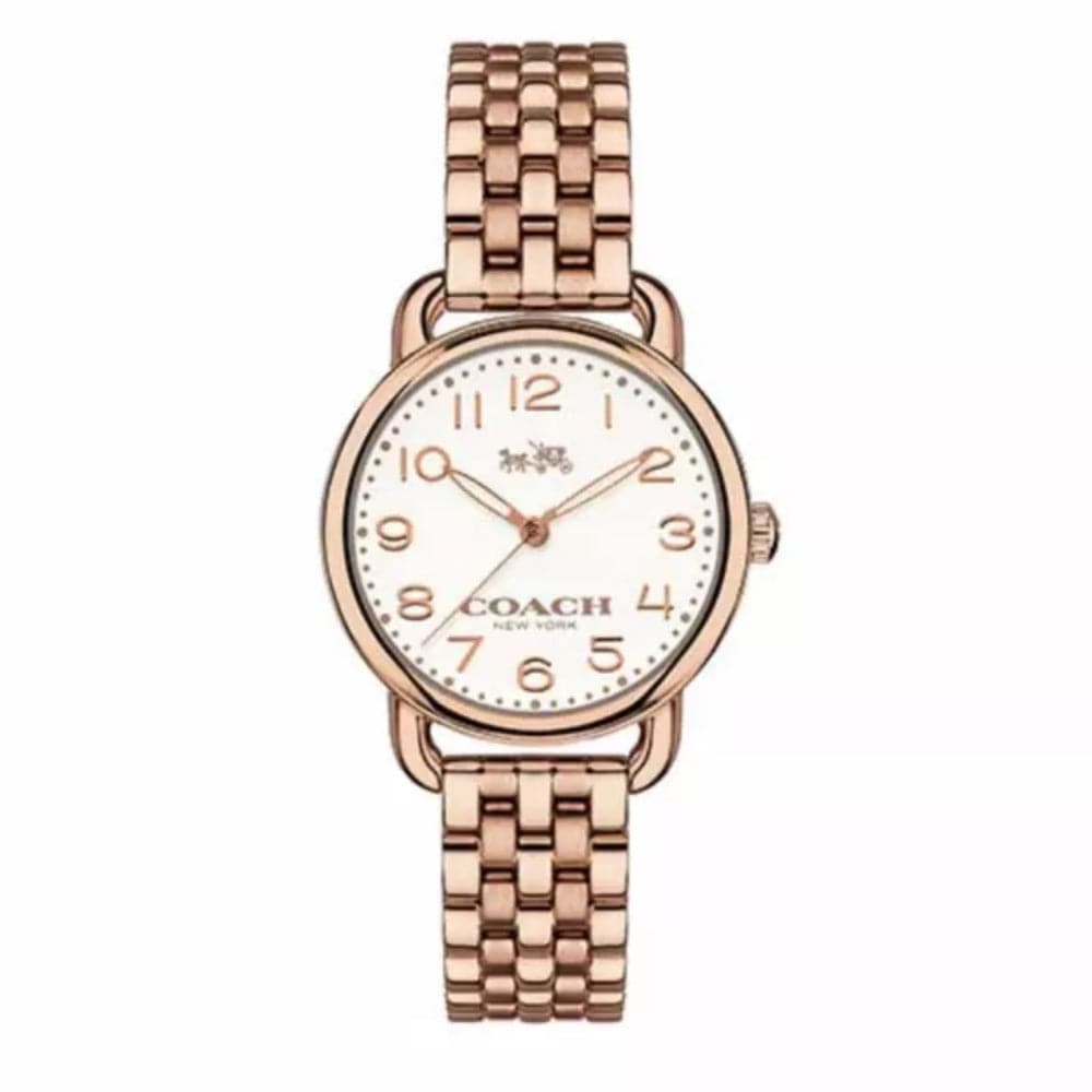 COACH DELANCEY ROSE GOLD STAINLESS STEEL 14502242 WOMEN'S WATCH