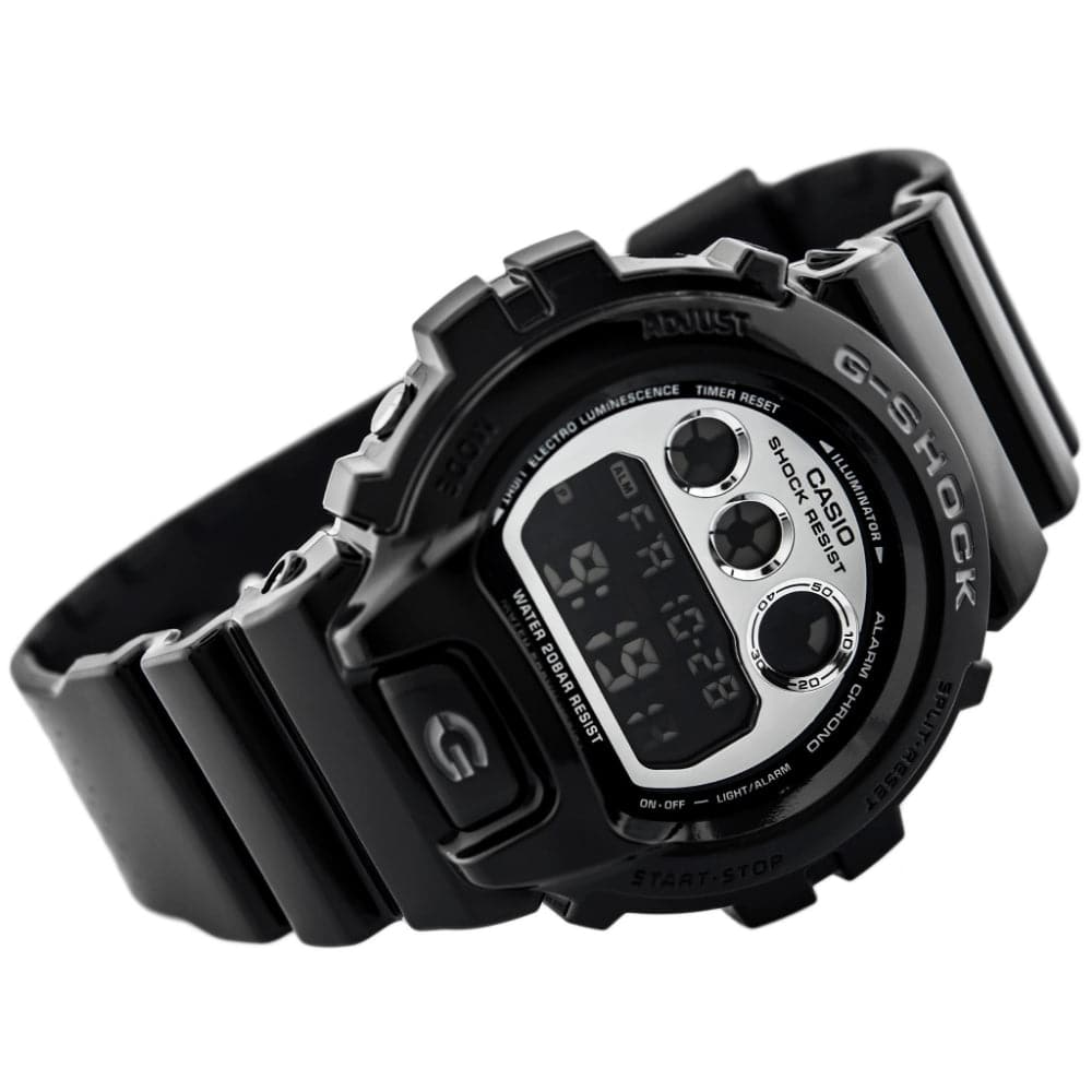 Casio G Shock Dw 6900nb 1dr P Digital Quartz Black Resin Mens Watch H2 Hub 4732