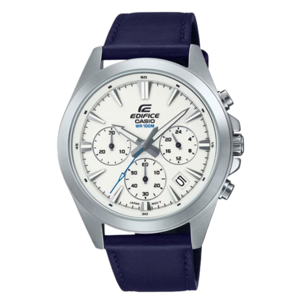 Casio edifice blue dial on sale watch