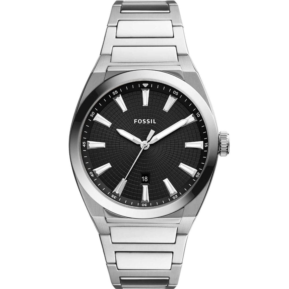 Men's fossil watch deals with date