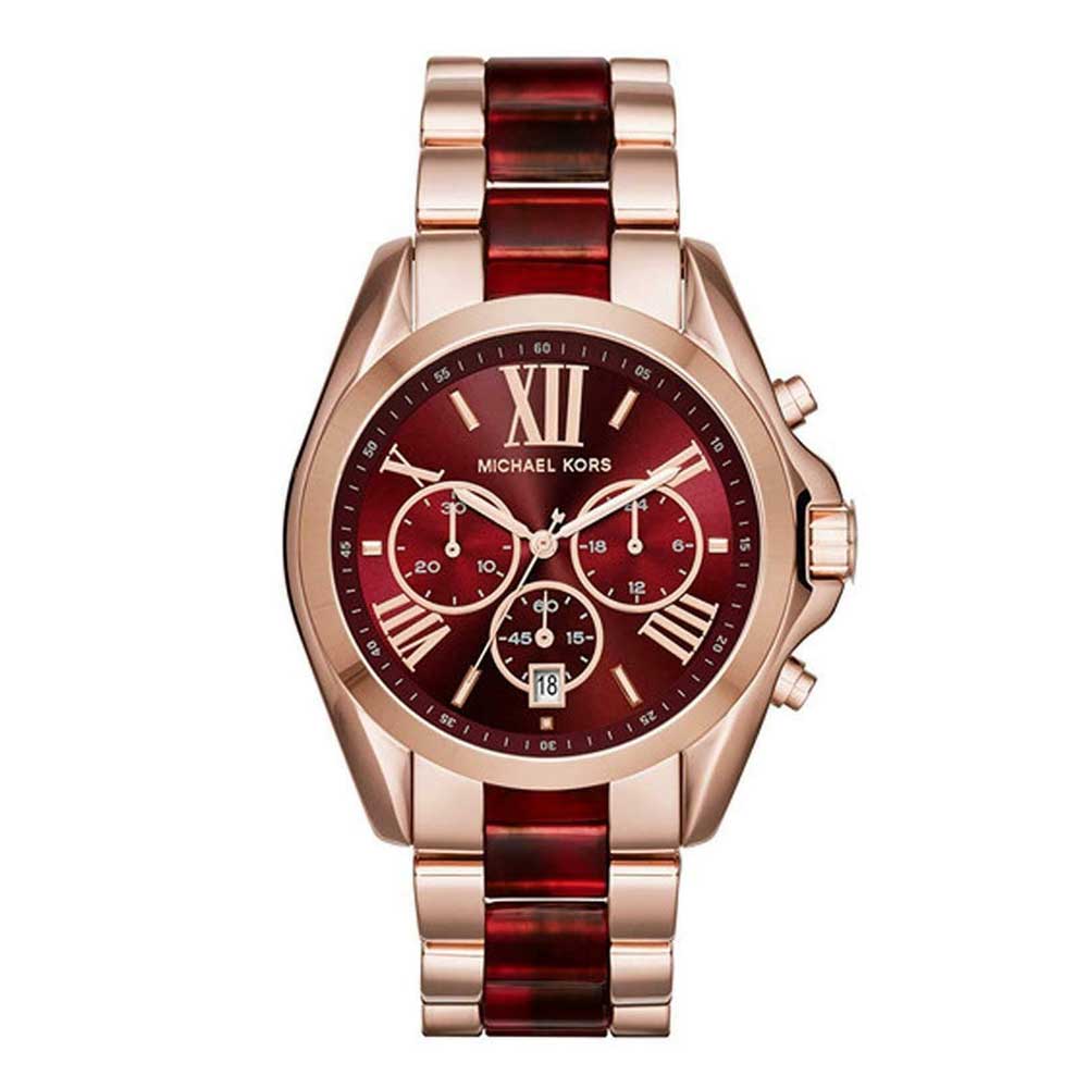 Red michael kors 2025 watch men's