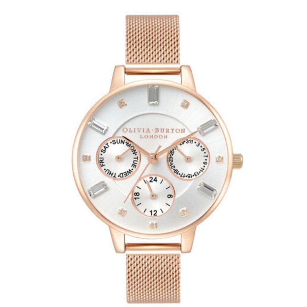 OLIVIA BURTON OB16CG99 ROSE GOLD STAINLESS STEEL WOMEN WATCH H2 Hub