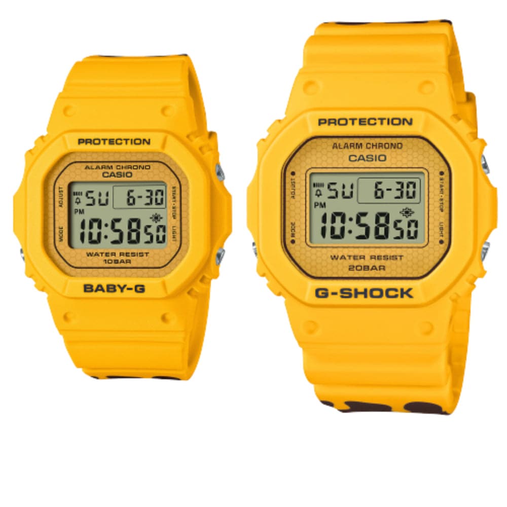 G shock yellow on sale strap