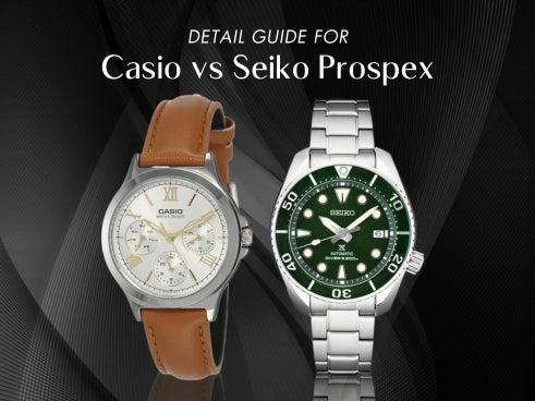 Detail guide for Casio vs Seiko Prospex