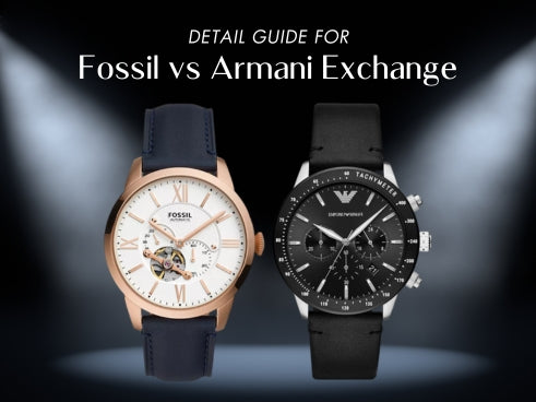 Detail guide for Fossil vs Armani Exchange