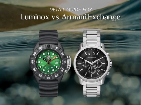 Detail guide for Luminox vs Armani Exchange