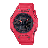 Casio G-Shock Red Analog Digital Resin Strap Watch For Men GA-B001-4ADR