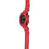 Casio G-Shock Red Analog Digital Resin Strap Watch For Men GA-B001-4ADR