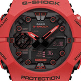 Casio G-Shock Red Analog Digital Resin Strap Watch For Men GA-B001-4ADR