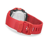 Casio G-Shock Red Analog Digital Resin Strap Watch For Men GA-B001-4ADR