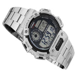 Casio Digital Silver Stainless Steel Strap Watch For Men AE-1400WHD-1AVDF-P