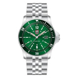 Luminox Land Sport Timer Series Green Dial Stainless Steel Men's Watch LM0917