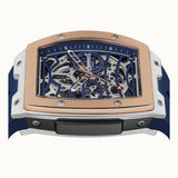 Ingersoll The Challenger Automatic Skeleton Dial Blue PU Strap Men's Watch I12304