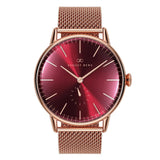 August Berg Serenity Rose Gold Milanese Strap Unisex Watch 10140A15MRG (40mm)