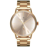 August Berg Gold Dial Stainless Steel Strap Unisex Watch 10140D22SGD (40mm)