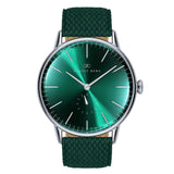 August Berg Green Perlon Braided Nylon Strap Unisex Watch 10140E11VGN (32mm)