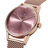 August Berg Serenity Ash & Orchid Rose Gold Mesh Strap Women Watch 10232A10MRG (40mm)