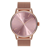 August Berg Serenity Rose Gold Dial Milanese Strap Women Watch 10240A10MRG (32mm)