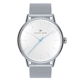 August Berg White Dial Silver Milanese Strap Unisex Watch 10240E03MSL (32mm)