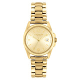 Coach New York Gold Dial Stainless Steel Strap Women Watch 14503907