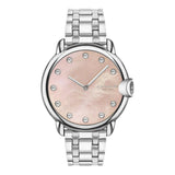 Coach Arden Pink Dial Silver Stainless Steel Strap Women Watch 14503986