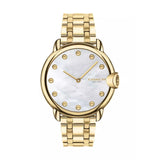 Coach New York Arden Silver Dial Gold Stainless Steel Strap Women Watch 14503987