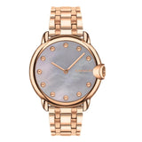 Coach New York Arden Rose Gold Stainless Steel Strap Women Watch 14503988