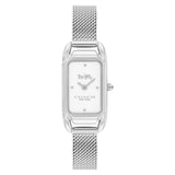 Coach New York White Dial Silver Milanese Strap Women Watch 14504032