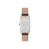 Coach New York White Dial Black Leather Strap Women Watch 14504039