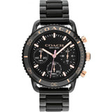 Coach New York Black Dial Stainless Steel Strap Men Watch 14504049