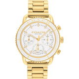 Coach New York Chronohraph Gold Stainless Steel Strap Women Watch 14504051