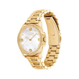 Coach New York Silver Dial Gold Stainless Steel Strap Women Watch 14504109