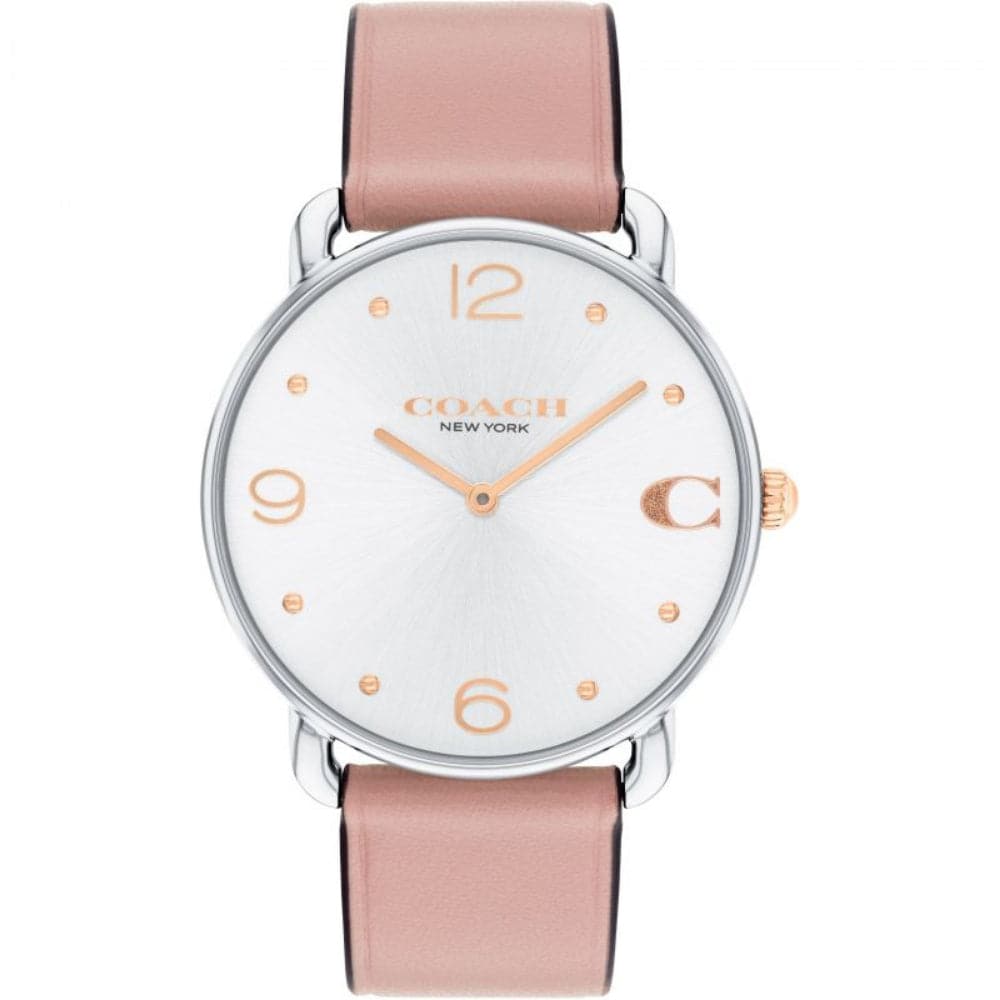 Coach Delancey Slim Silver Dial Rose Gold-tone Ladies Watch 14502783 –  Watches of America