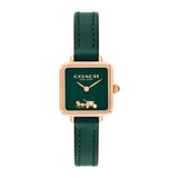 Coach New York Green Dial Leather Strap Women Watch 14504227