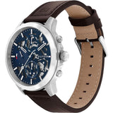 Tommy Hilfiger Chronograph Brown Leather Strap Men Watch 1710476