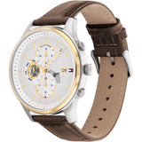 Tommy Hilfiger Chronograph Brown Leather Strap Men Watch 1710501