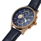 Tommy Hilfiger Chronograph Blue Dial Leather Strap Men Watch 1710503