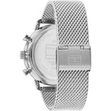 Tommy Hilfiger Chronograph Silver Milanese Strap Men Watch 1710567