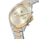 Tommy Hilfiger Chronograph Two-Tone Stainless Steel Strap Women Watch 1782387